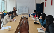 教育评估中心到东盟人文学院调研新设专业建设情况
